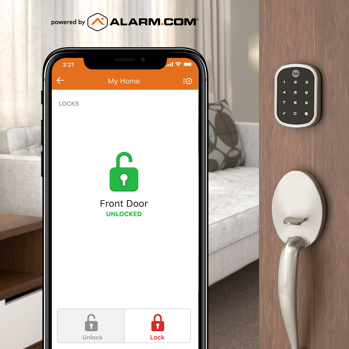 Alarm.com Door lock